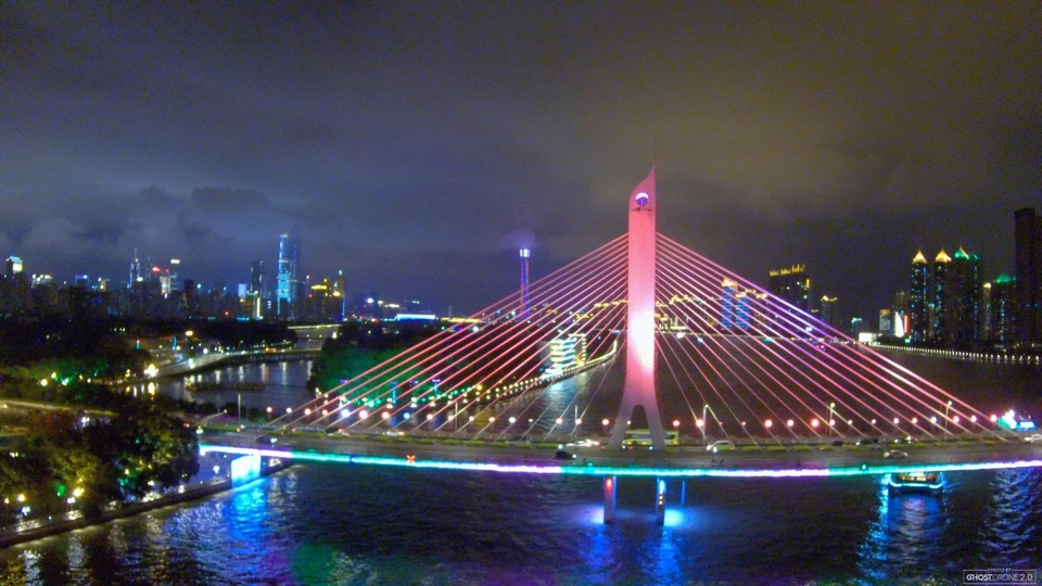 暴雨后的海印桥